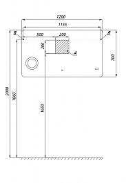 Акватон Зеркало для ванной "Элио 120" – фотография-2